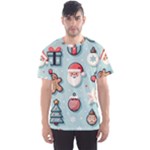 Christmas Decoration Angel Men s Sport Mesh T-Shirt