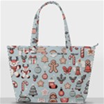 Christmas Cartoon Pattern Back Pocket Shoulder Bag 