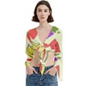 Trumpet Sleeve Cropped Top 