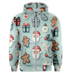 Christmas Decoration Angel Men s Zipper Hoodie