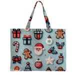 Christmas Decoration Angel Zipper Mini Tote Bag