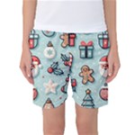 Christmas Decoration Angel Women s Basketball Shorts