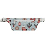 Christmas Cartoon Pattern Active Waist Bag