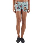 Christmas Decoration Angel Yoga Shorts