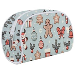 Christmas Cartoon Pattern Make Up Case (Medium) from ArtsNow.com
