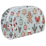 Christmas Cartoon Pattern Make Up Case (Medium)