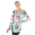 Christmas Decoration Angel Tie Up T-Shirt