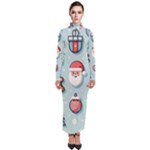 Christmas Decoration Angel Turtleneck Maxi Dress