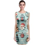 Christmas Decoration Angel Classic Sleeveless Midi Dress