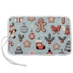 Christmas Cartoon Pattern Pen Storage Case (S)