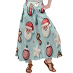 Christmas Decoration Angel Women s Satin Palazzo Pants