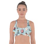 Christmas Decoration Angel Cross Back Sports Bra