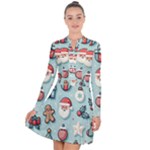 Christmas Decoration Angel Long Sleeve Panel Dress