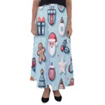 Christmas Decoration Angel Flared Maxi Skirt