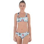 Christmas Decoration Angel Criss Cross Bikini Set