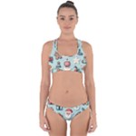 Christmas Decoration Angel Cross Back Hipster Bikini Set