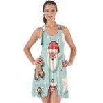 Christmas Decoration Angel Show Some Back Chiffon Dress