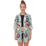 Christmas Decoration Angel Open Front Chiffon Kimono