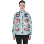 Christmas Decoration Angel Women s High Neck Windbreaker