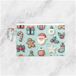 Christmas Decoration Angel Canvas Cosmetic Bag (Small)