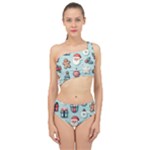 Christmas Decoration Angel Spliced Up Two Piece Swimsuit