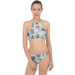 Christmas Decoration Angel Halter Bikini Set