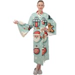 Christmas Decoration Angel Maxi Velvet Kimono