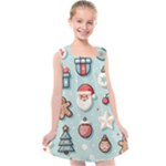 Christmas Decoration Angel Kids  Cross Back Dress