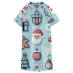 Christmas Decoration Angel Kids  Boyleg Half Suit Swimwear
