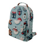 Christmas Decoration Angel Flap Pocket Backpack (Large)