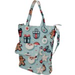 Christmas Decoration Angel Shoulder Tote Bag