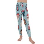 Christmas Decoration Angel Kids  Lightweight Velour Leggings