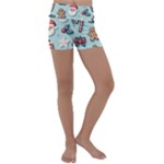 Christmas Decoration Angel Kids  Lightweight Velour Yoga Shorts