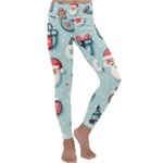 Christmas Decoration Angel Kids  Lightweight Velour Classic Yoga Leggings