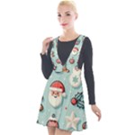 Christmas Decoration Angel Plunge Pinafore Velour Dress