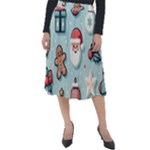 Christmas Decoration Angel Classic Velour Midi Skirt 