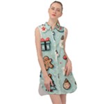 Christmas Decoration Angel Sleeveless Shirt Dress