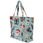 Christmas Decoration Angel Zip Up Canvas Bag