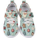 Christmas Decoration Angel Kids  Velcro Strap Shoes