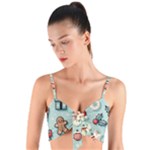 Christmas Decoration Angel Woven Tie Front Bralet