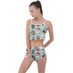 Christmas Decoration Angel Summer Cropped Co-Ord Set