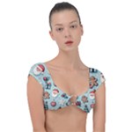 Christmas Decoration Angel Cap Sleeve Ring Bikini Top