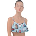 Christmas Decoration Angel Frill Bikini Top