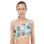 Christmas Decoration Angel Spliced Up Bikini Top 