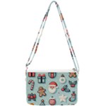 Christmas Decoration Angel Double Gusset Crossbody Bag
