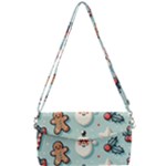 Christmas Decoration Angel Removable Strap Clutch Bag