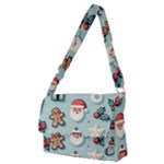 Christmas Decoration Angel Full Print Messenger Bag (M)