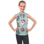 Christmas Decoration Angel Kids  Sleeveless Polo T-Shirt