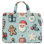 Christmas Decoration Angel MacBook Pro 13  Double Pocket Laptop Bag