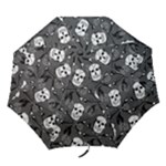 Skull Skeleton Pattern Texture Folding Umbrellas